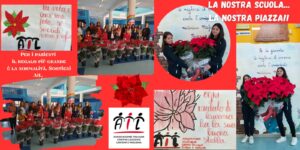 le Stelle di Natale AIL nella "piazza" dell'IC Paolo Borsellino -Santa Maria del Cedro(CS) per sensibilizzare e informare gli studenti e famiglie 